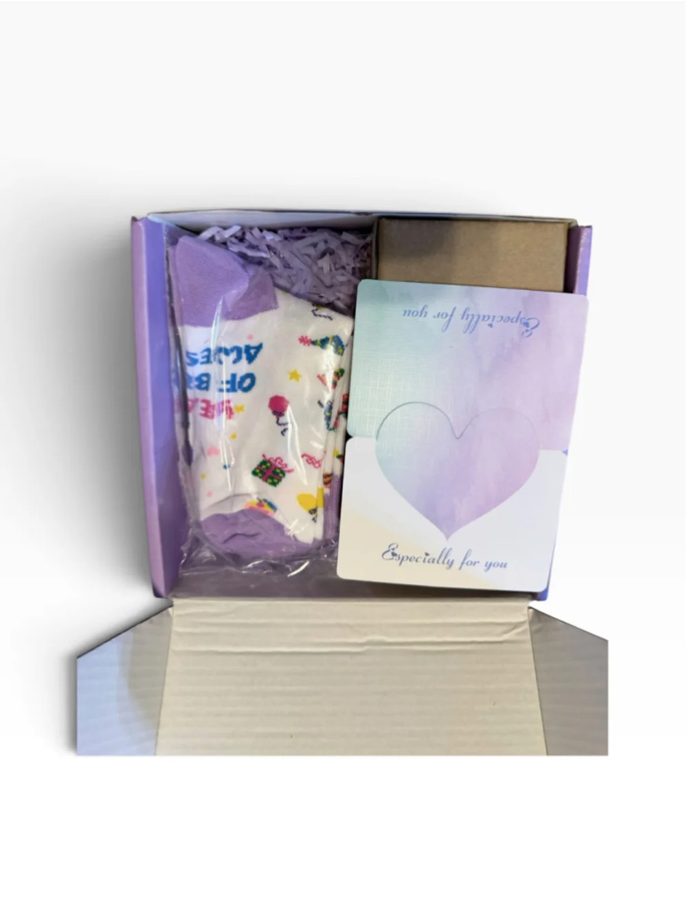 Unbranded Birthday Gift Set One Size Purple White 9 Year Old